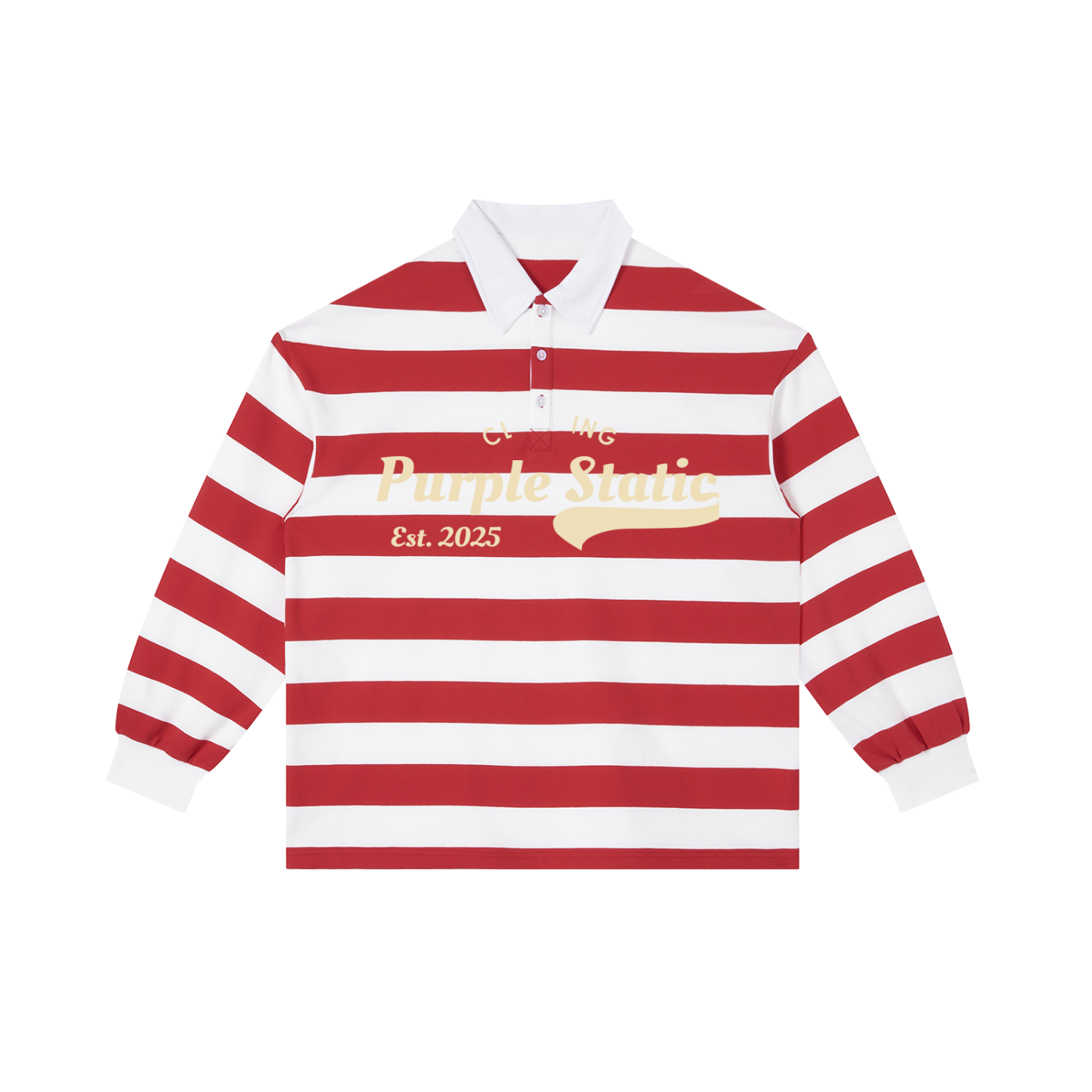 Color Block Stripe Polo Shirt