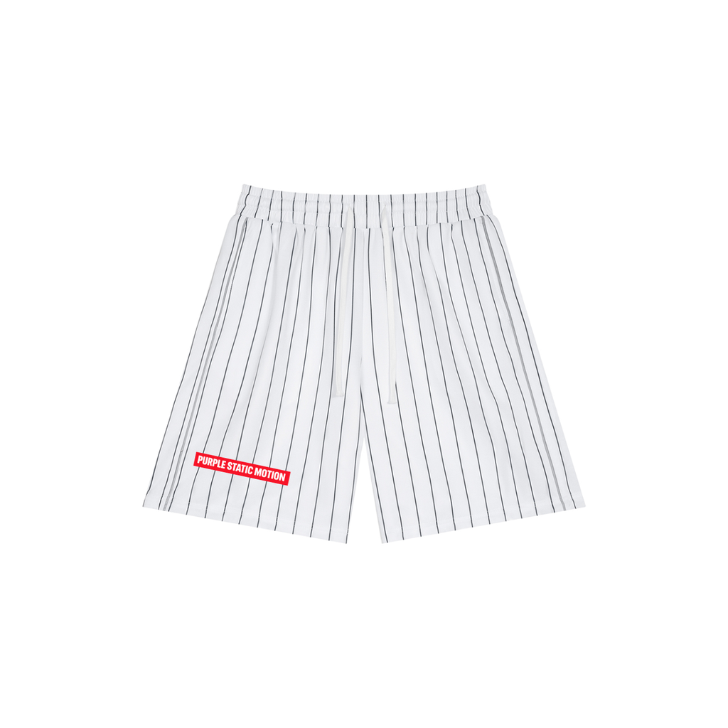 Unisex Striped Loose Fit Shorts