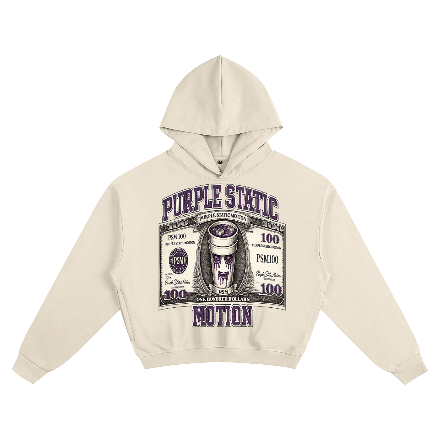 Unisex Cotton Cropped Hoodie