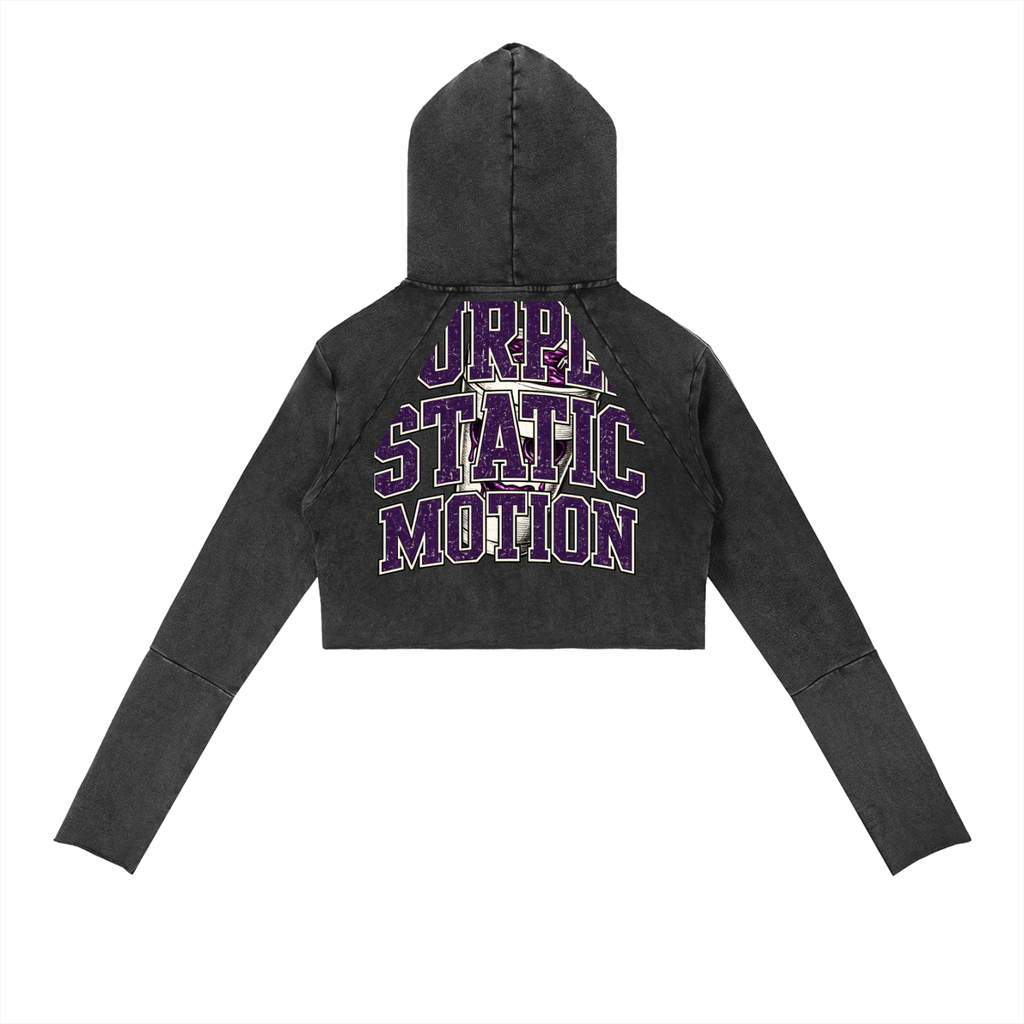 Vintage Washed Raw Edge Hoodie