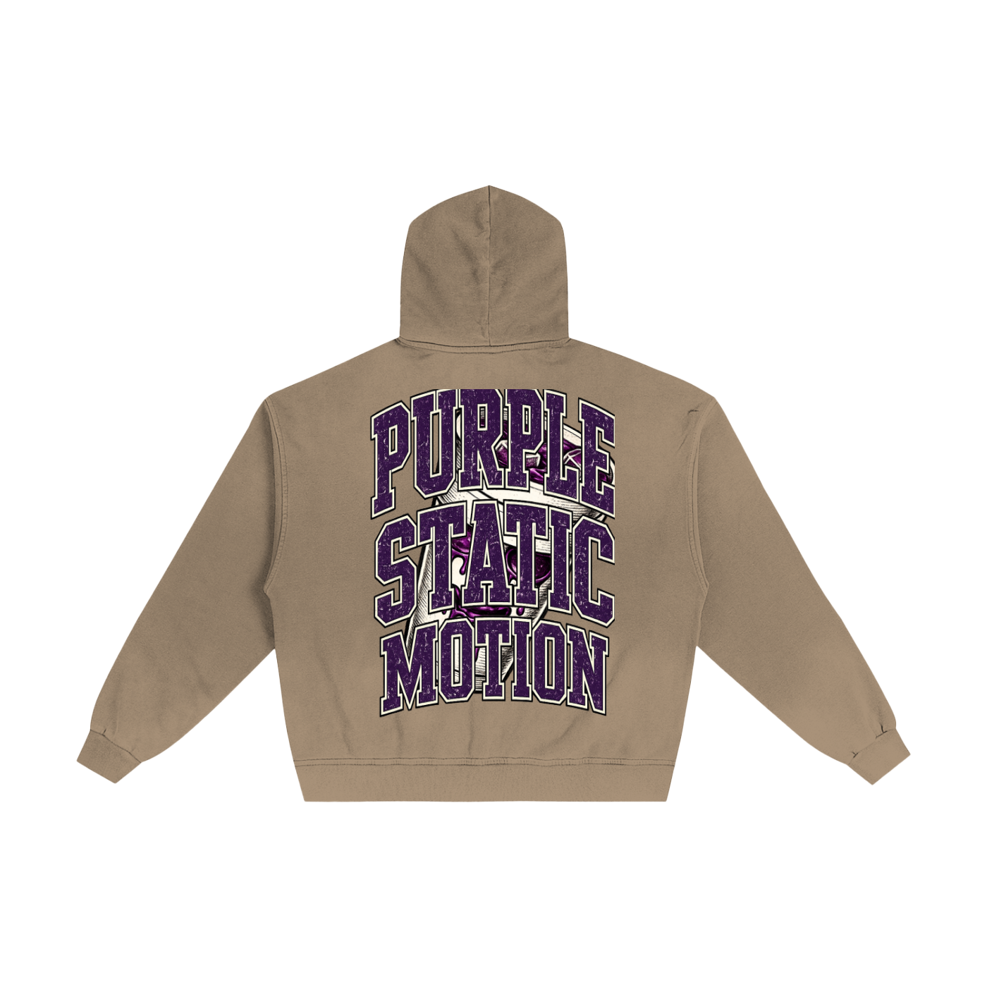 Hand-Frayed Sunfade Zip Hoodie