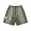 Sun Fade Distressed Shorts