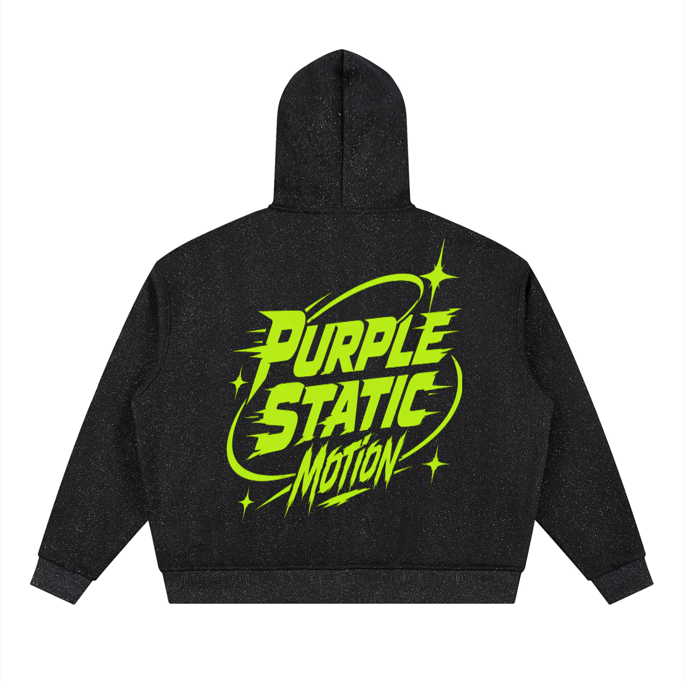 Unisex Sparkles Full Zip Boxy Hoodie