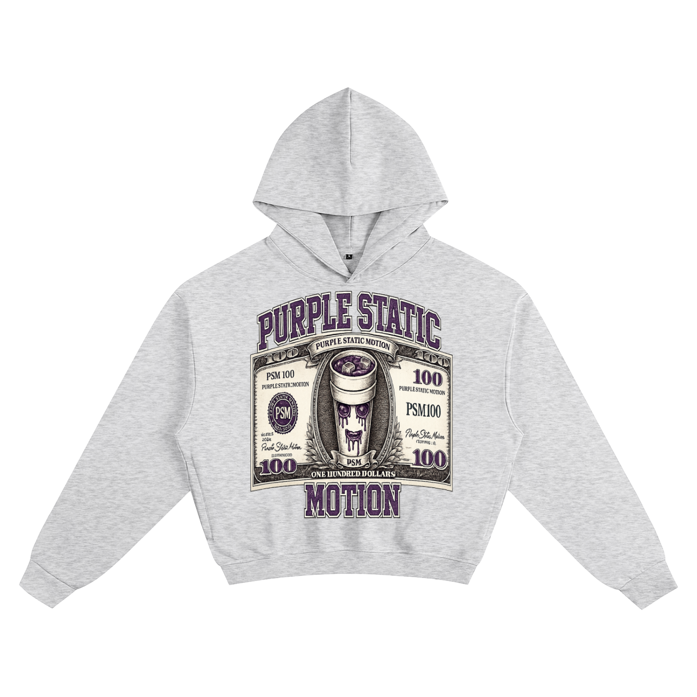 Unisex Cotton Cropped Hoodie