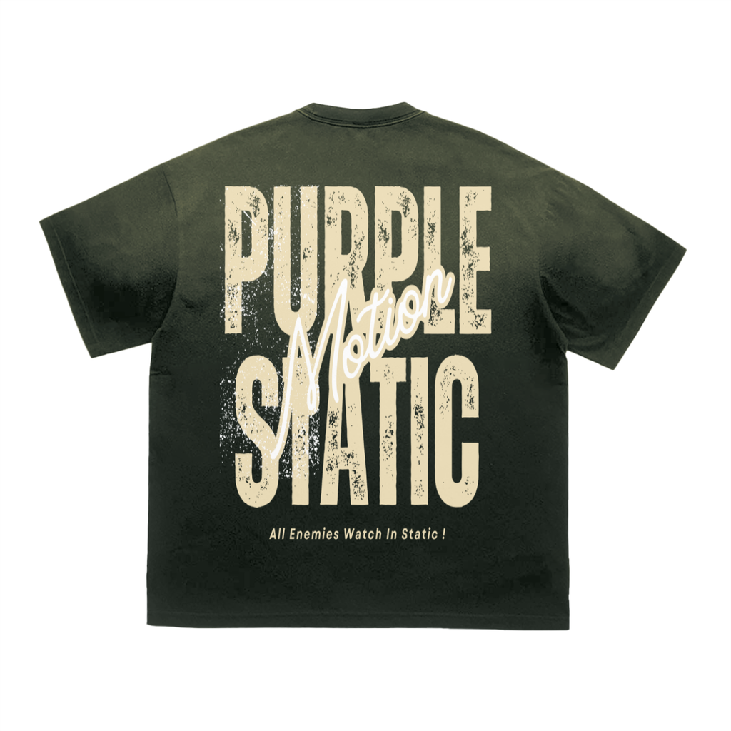 Tiger Stripe Gradient Washed T-Shirt