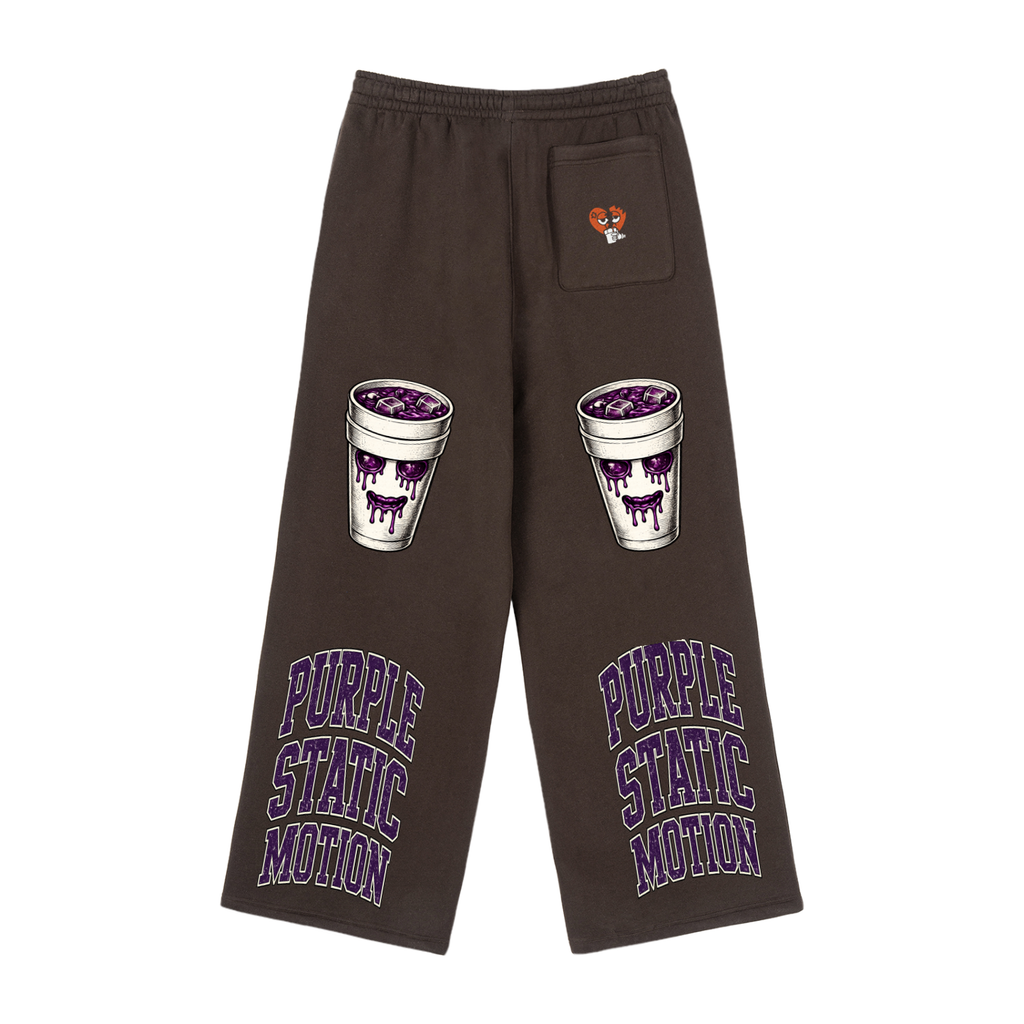 Fleece Drawstring Straight-Leg Sweatpants