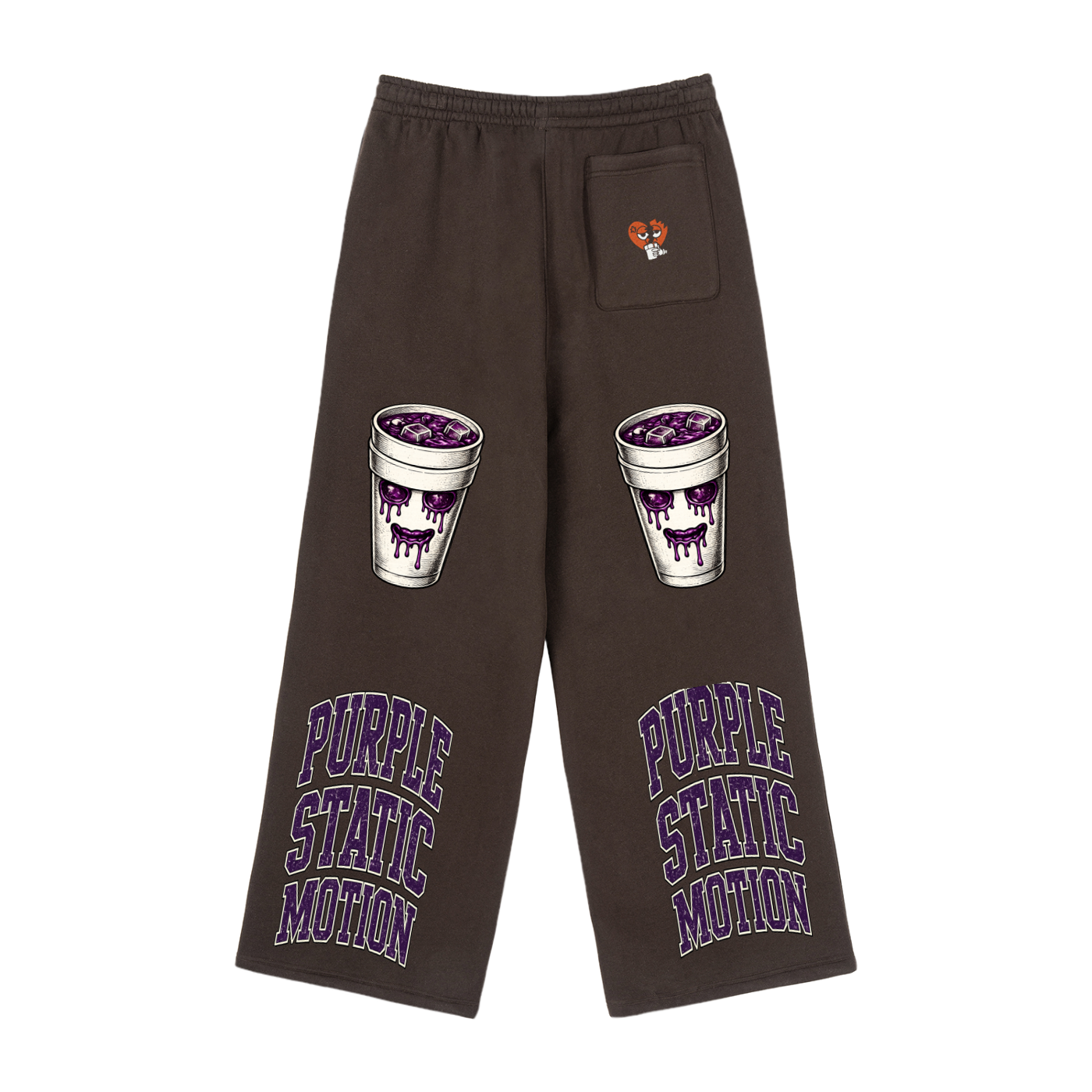 Fleece Drawstring Straight-Leg Sweatpants
