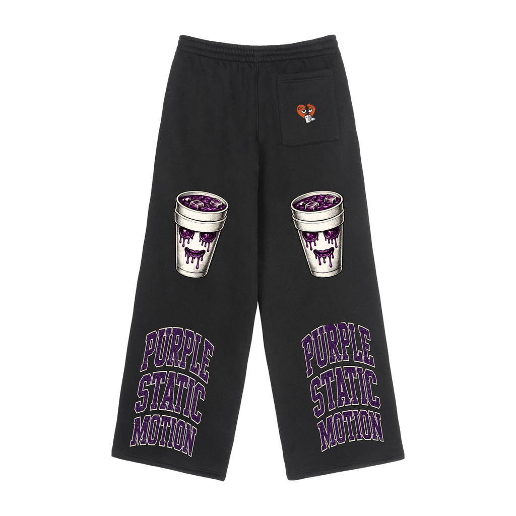 Fleece Drawstring Straight-Leg Sweatpants