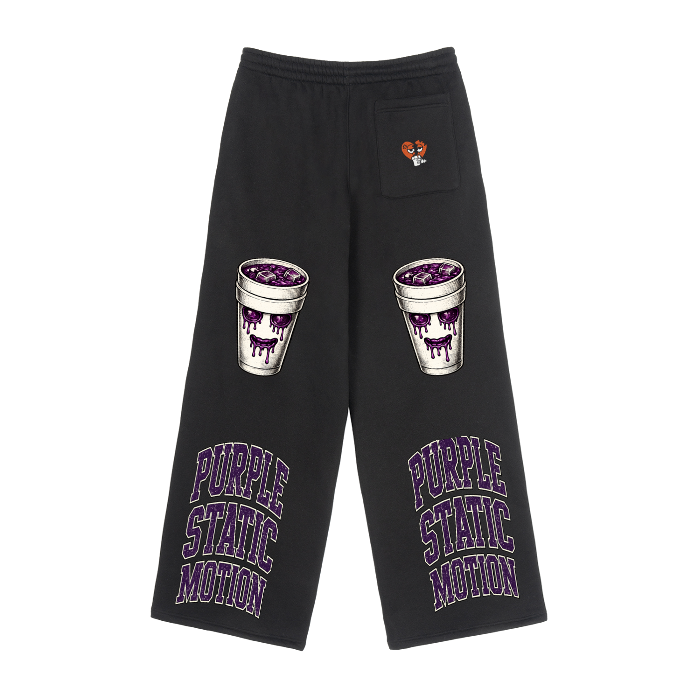 Fleece Drawstring Straight-Leg Sweatpants