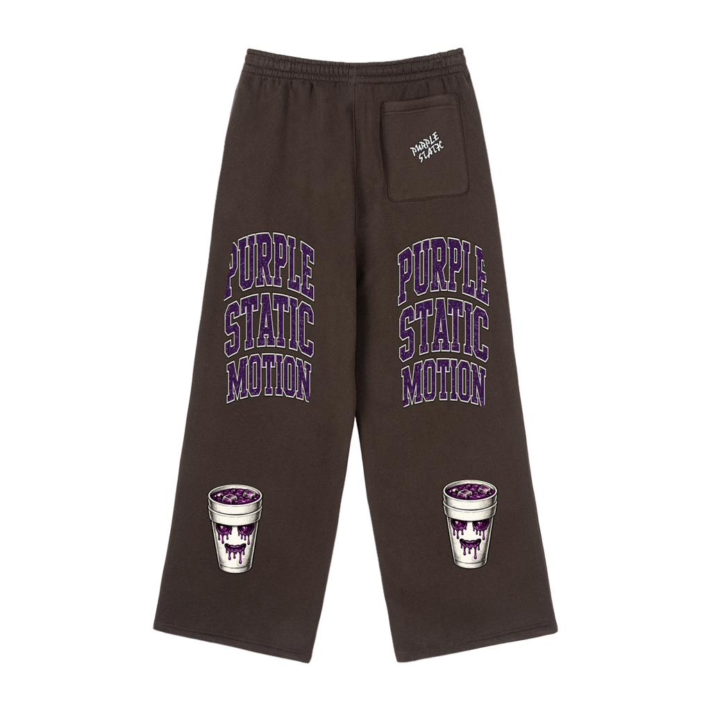 Fleece Drawstring Straight-Leg Sweatpants