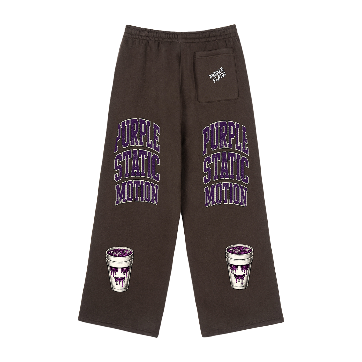 Fleece Drawstring Straight-Leg Sweatpants