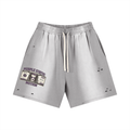 Sun Fade Distressed Shorts