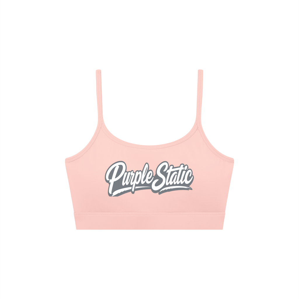 Women's Solid U-Neck Sports Bra
