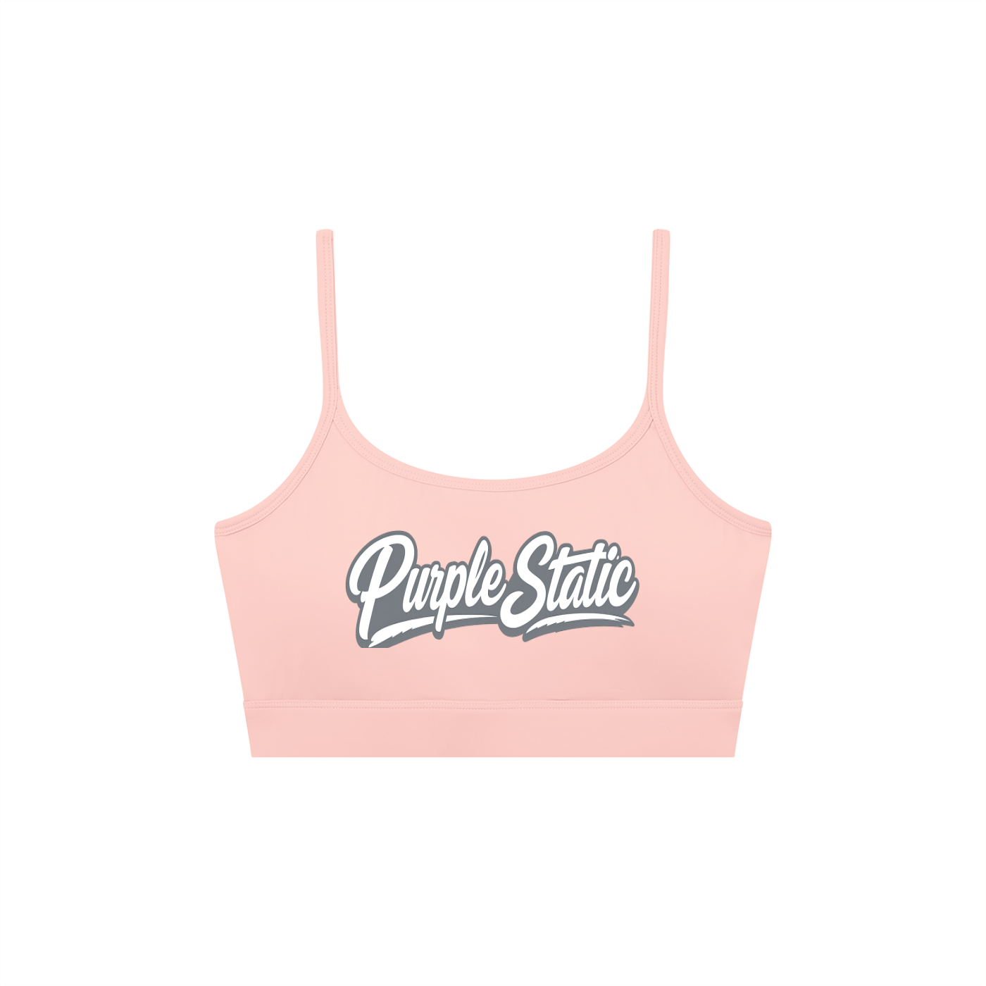 Women's Solid U-Neck Sports Bra