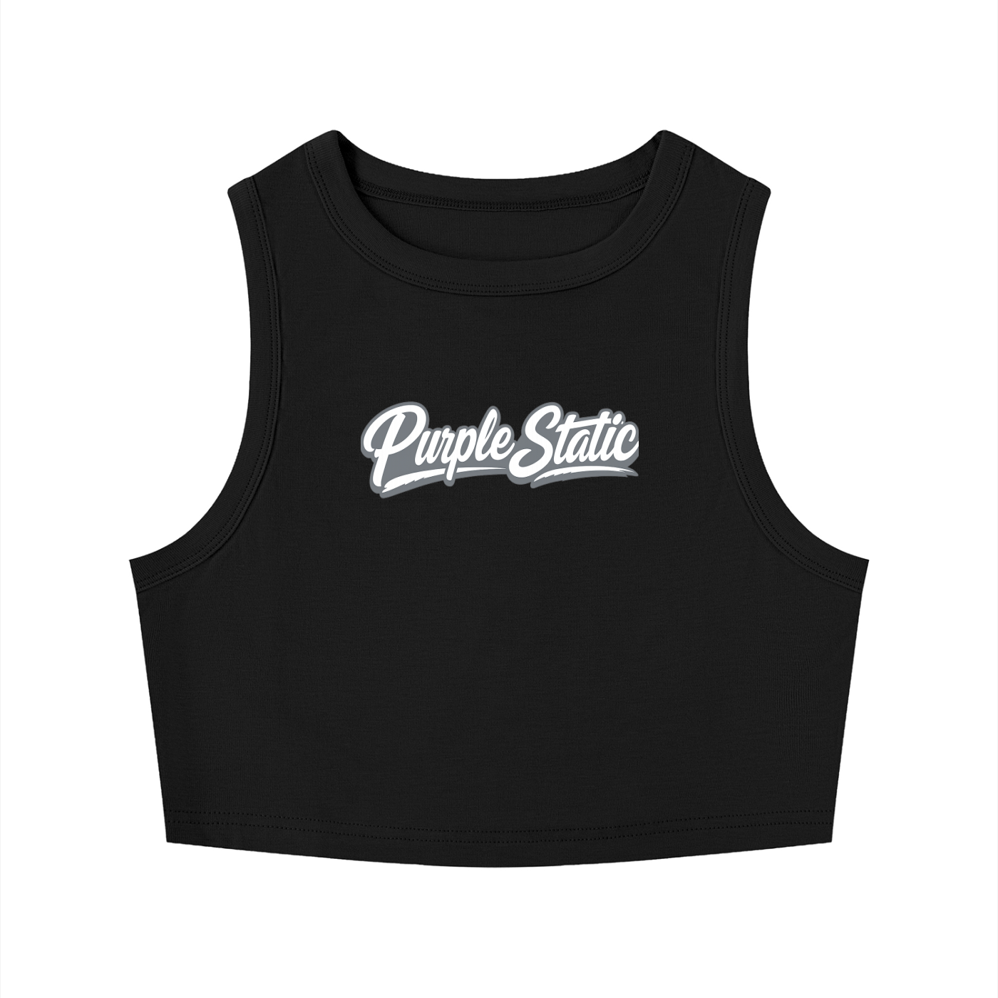 Women's Tight Crewneck Crop Tank Top