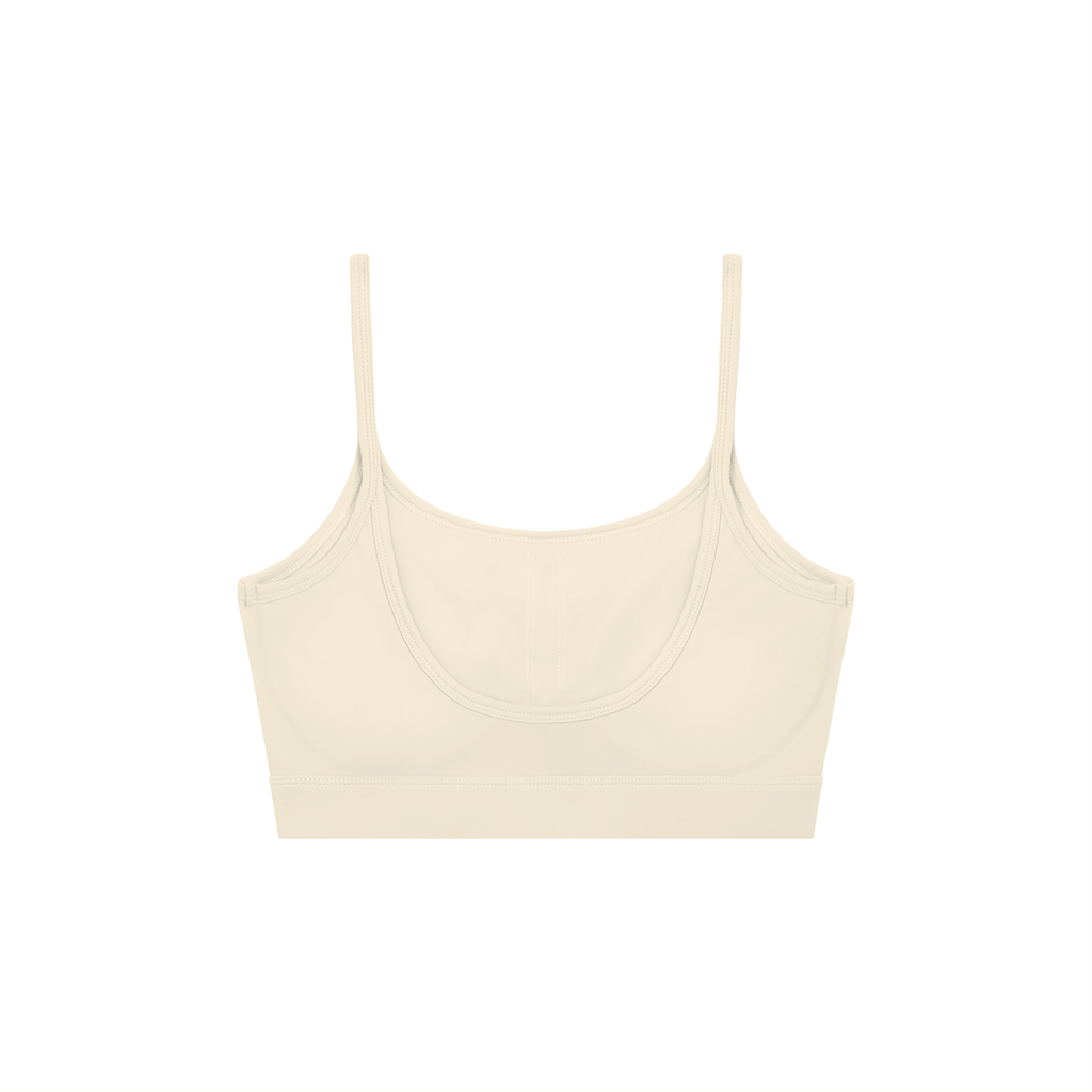 Women's Solid U-Neck Sports Bra