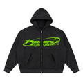 Unisex Sparkles Full Zip Boxy Hoodie