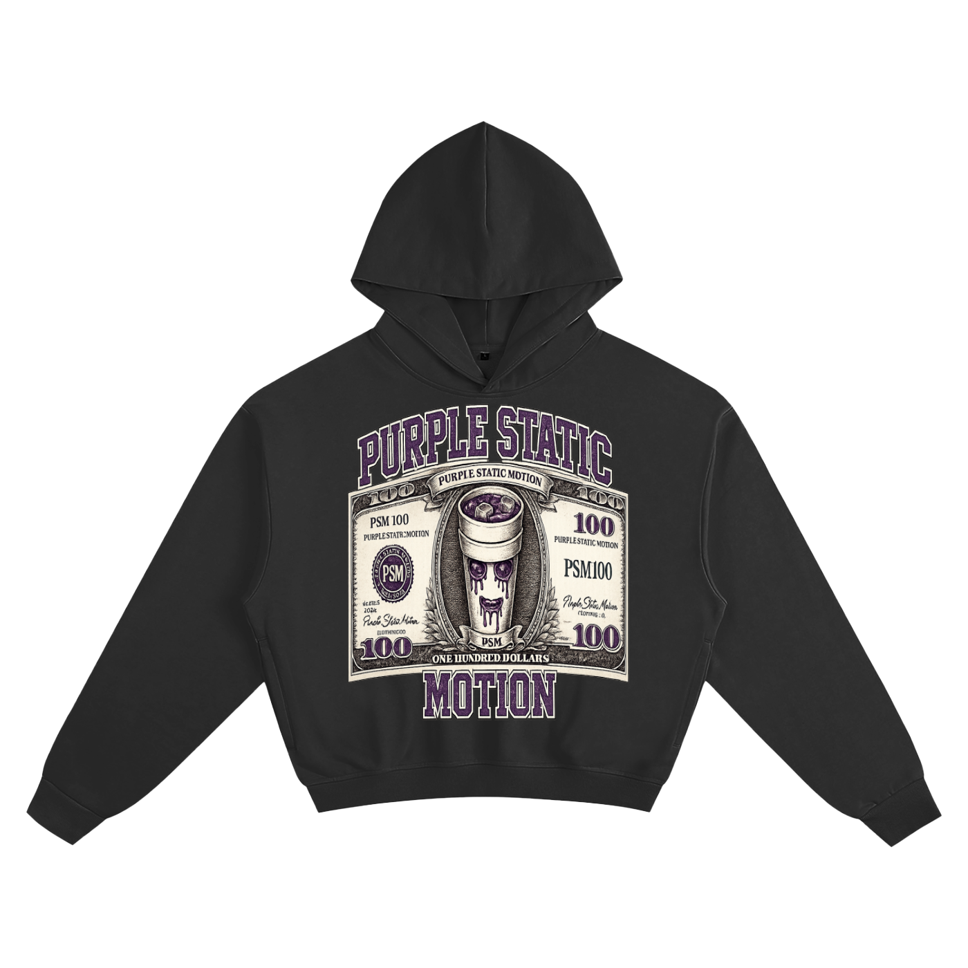 Unisex Cotton Cropped Hoodie
