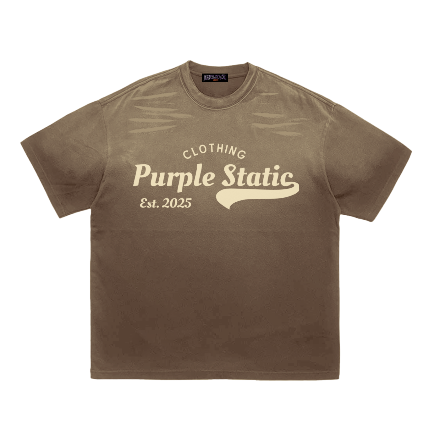 Tiger Stripe Gradient Washed T-Shirt