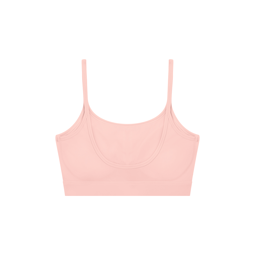 Women's Solid U-Neck Sports Bra