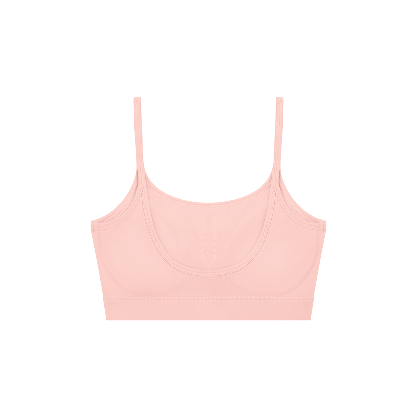 Women's Solid U-Neck Sports Bra