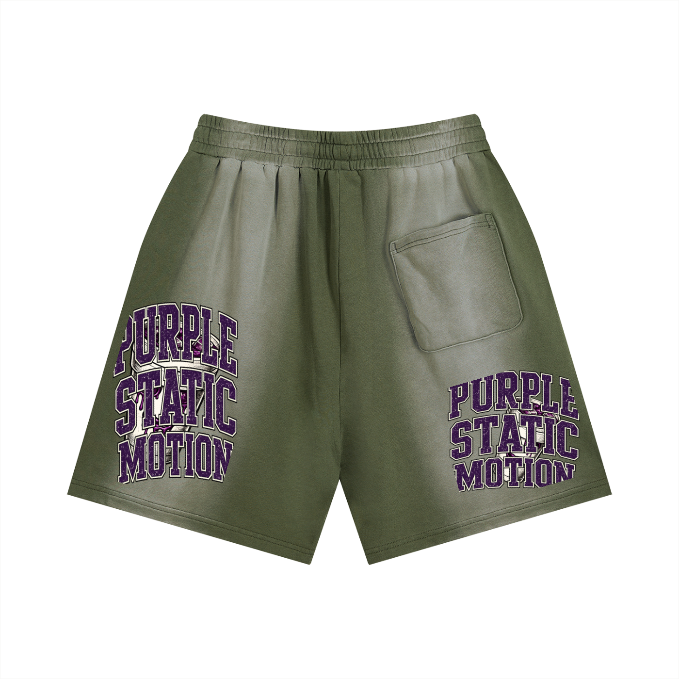Sun Fade Distressed Shorts