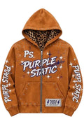 Purple Static Star Hoodie