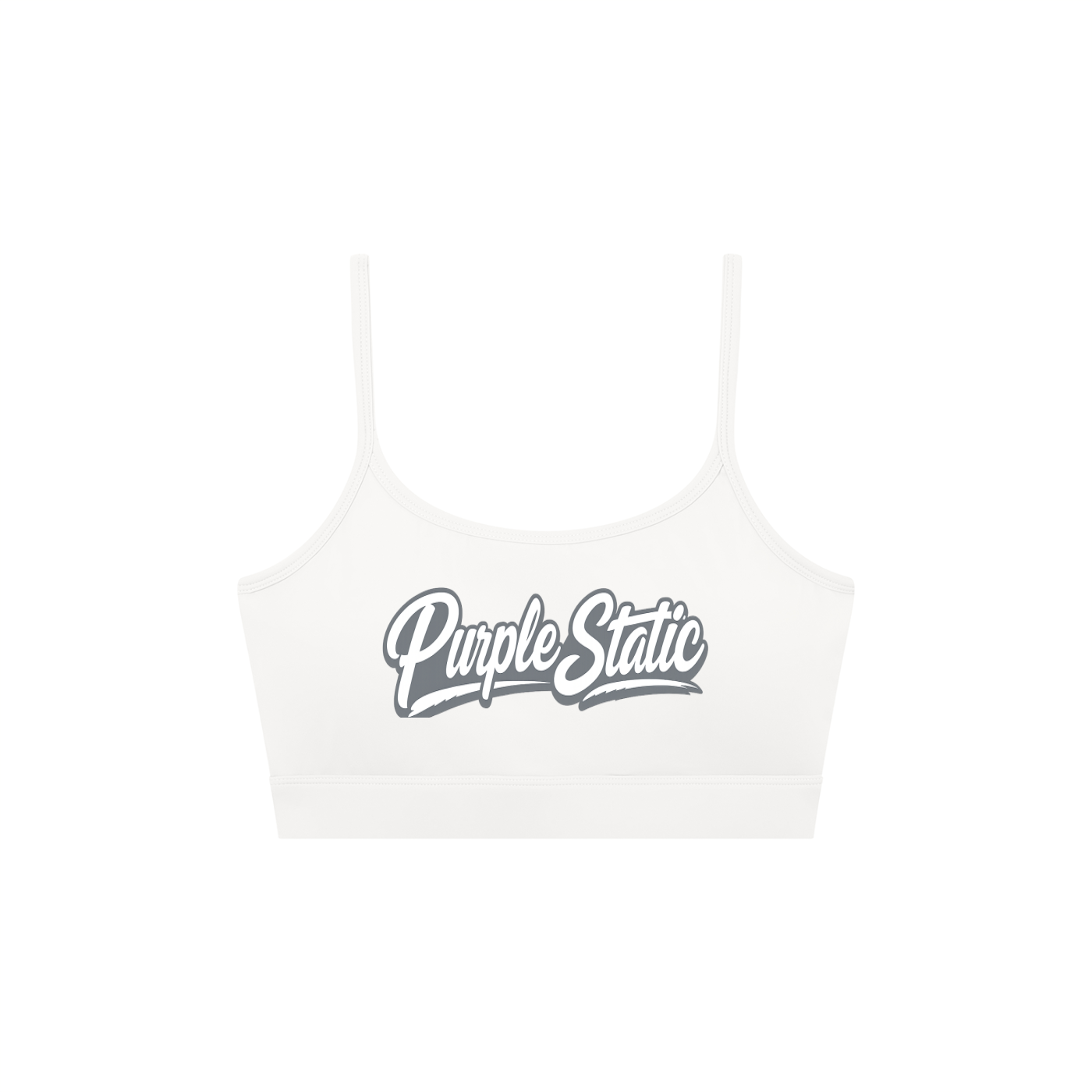 Women's Solid U-Neck Sports Bra