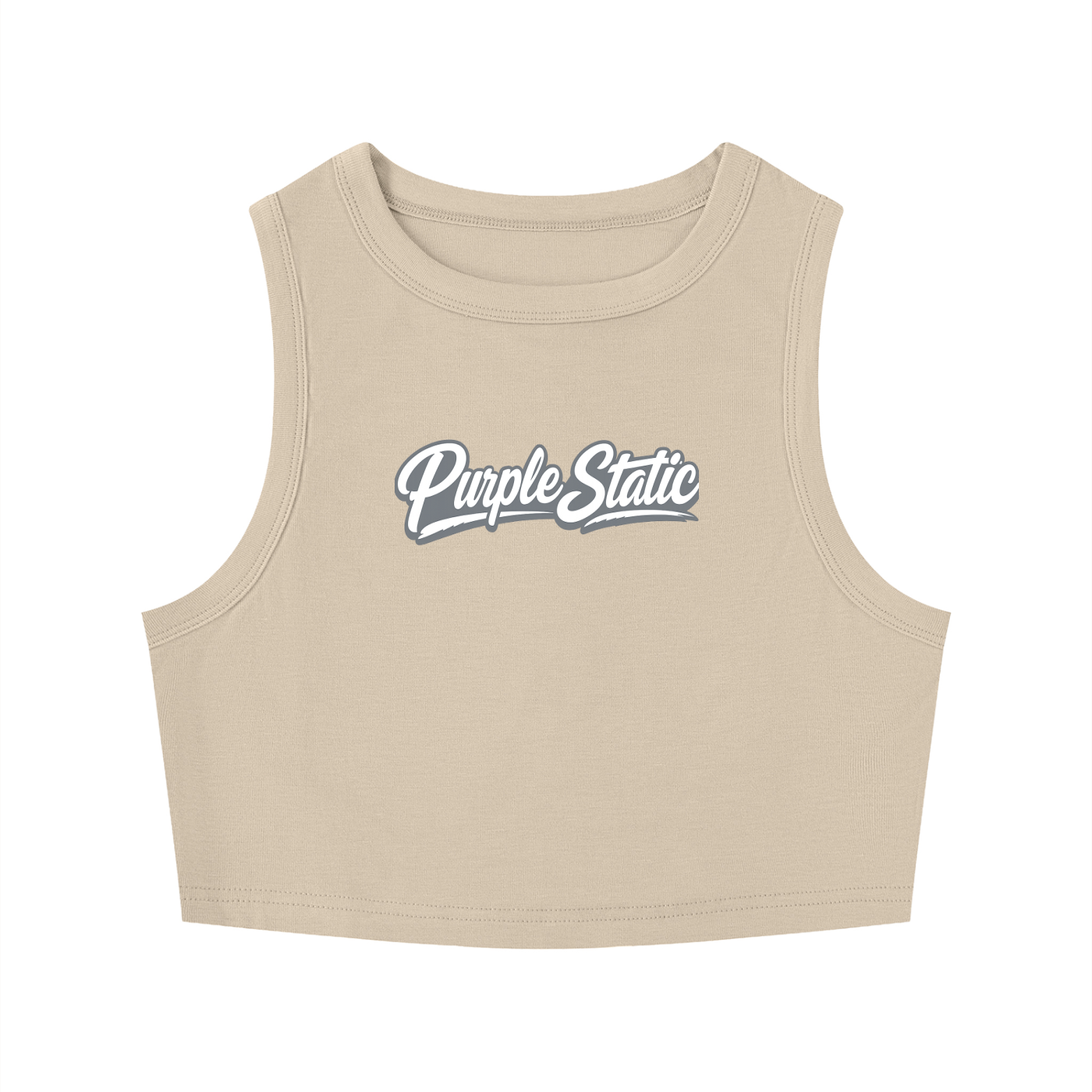 Women's Tight Crewneck Crop Tank Top