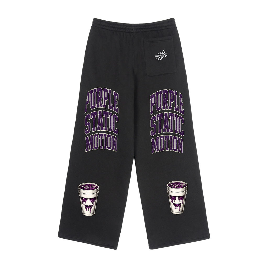 Fleece Drawstring Straight-Leg Sweatpants
