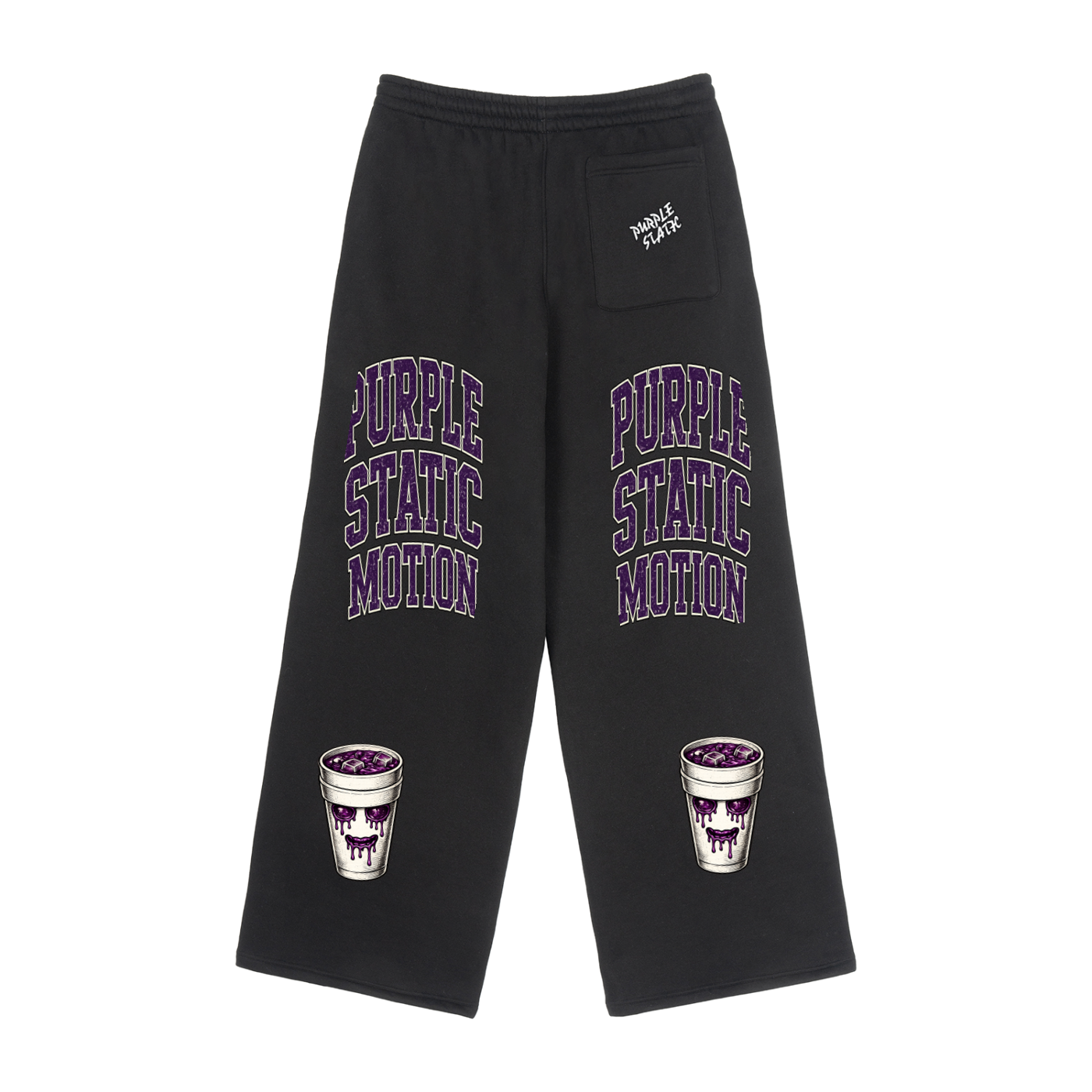 Fleece Drawstring Straight-Leg Sweatpants