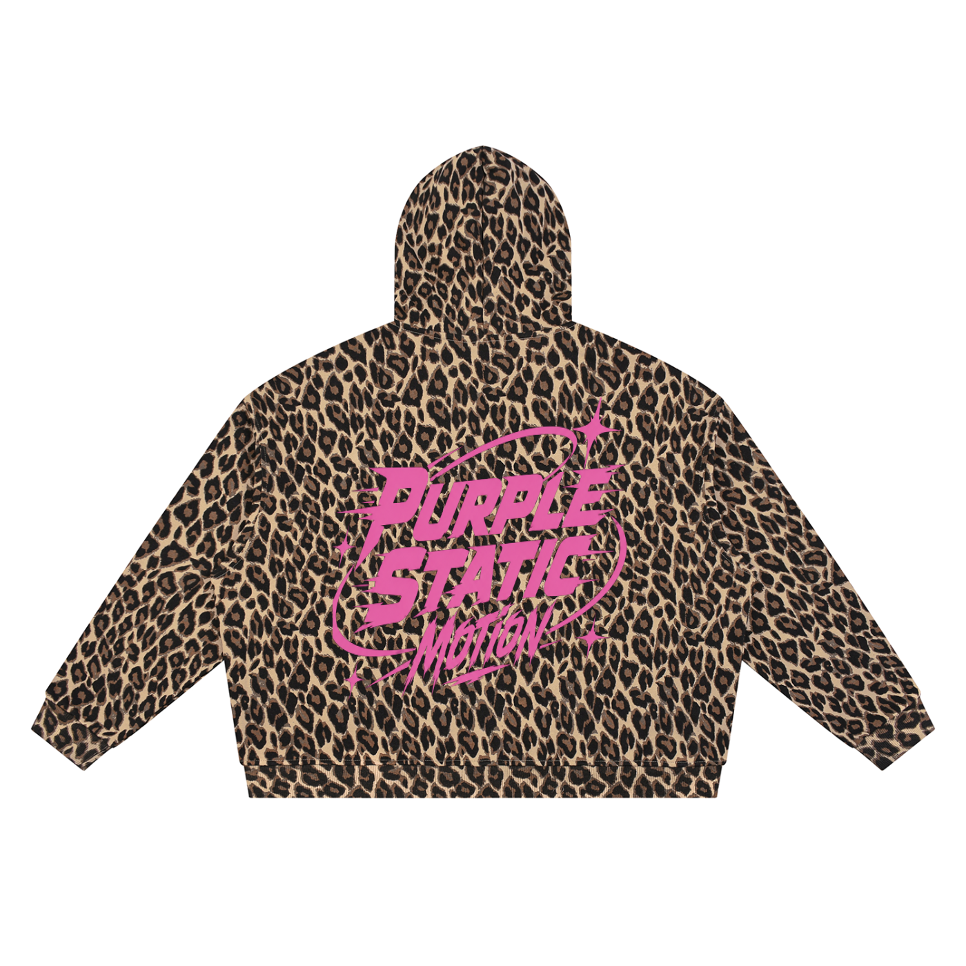 Unisex Leopard Full Zip Hoodie