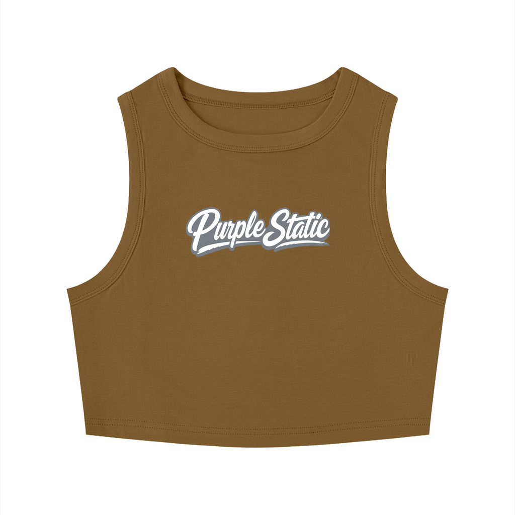 Women's Tight Crewneck Crop Tank Top