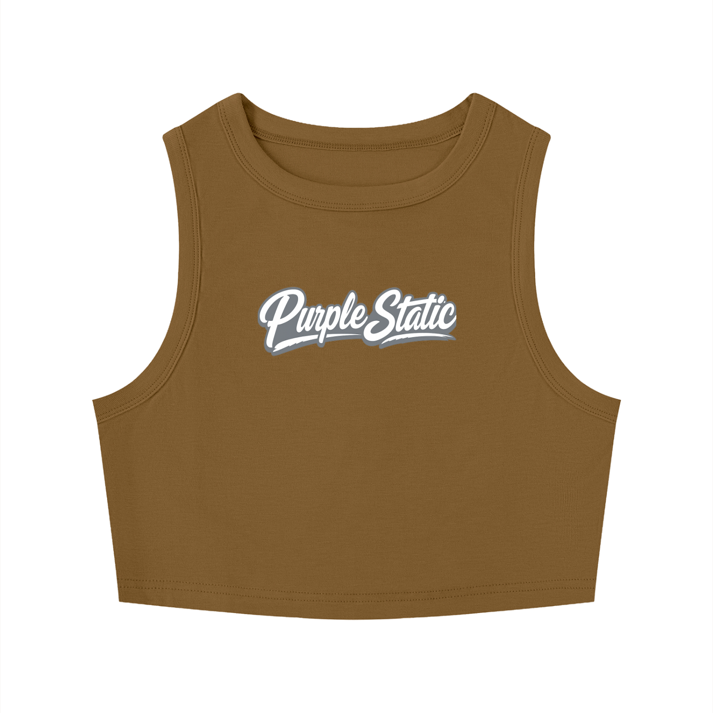 Women's Tight Crewneck Crop Tank Top