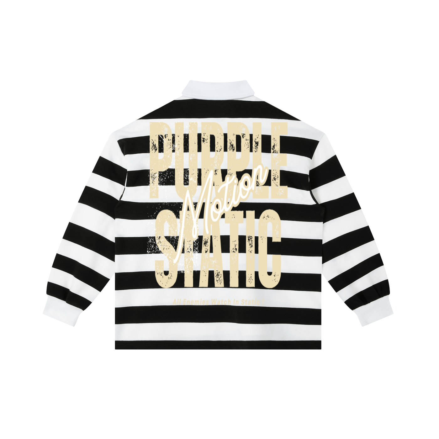 Color Block Stripe Polo Shirt