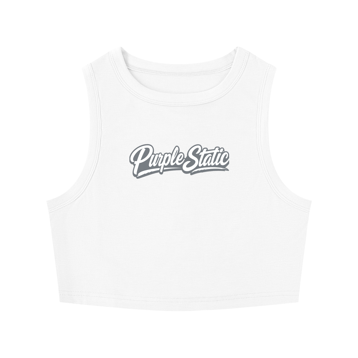 Women's Tight Crewneck Crop Tank Top