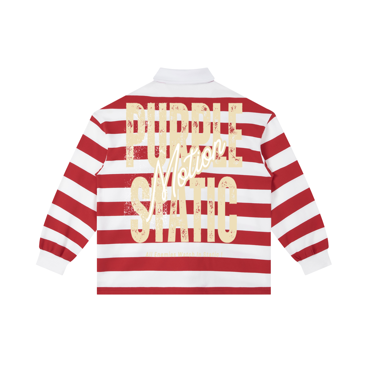 Color Block Stripe Polo Shirt