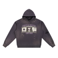Sun Fade Frayed Fleece Hoodie