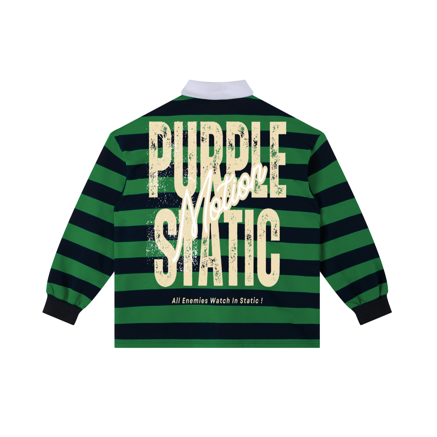 Color Block Stripe Polo Shirt