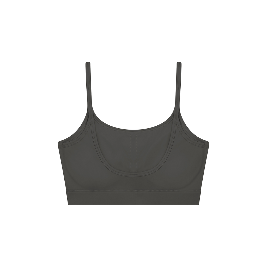 Women's Solid U-Neck Sports Bra