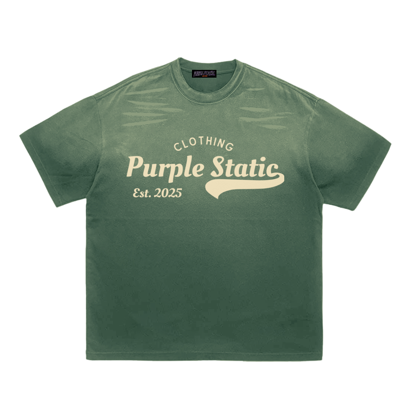 Tiger Stripe Gradient Washed T-Shirt